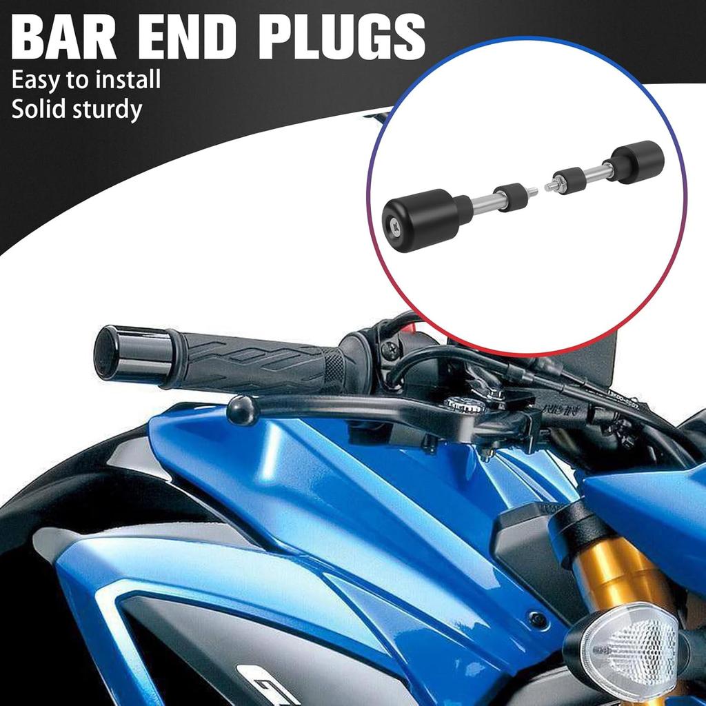 Motorrad Lenkerendgriffe Stecker Gewichte Handgriffe Stecker Kappen Ersatz für Suzuki GSXS750 GSX-S750 GSXS 750 2021 2022 2023