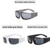 Fashion Y2k Square Sunglasses Uv400 With Black Lenses For Outdoor Activities And Parties