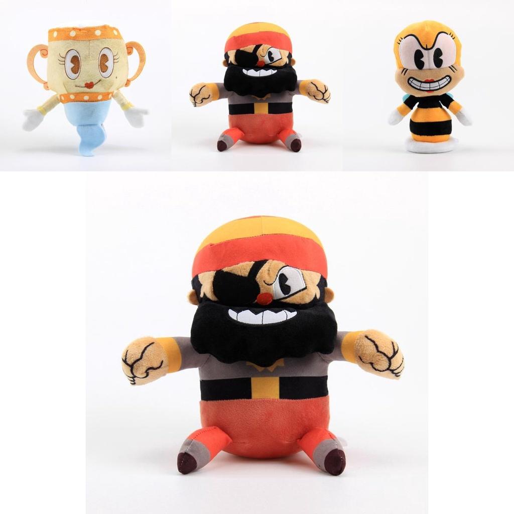 Legendary Cuphead Plush Toys Captain Brineybeard Soft Stuffed Doll For Kids And Fans