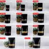 Black Frosted Stand-Up Kraft Paper Bag with Window - Self-Sealing Food Packaging for Tea and Snacks