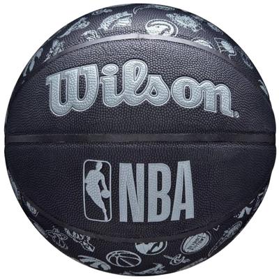 Wilson NBA All Team Ball, Unisex-Basketball, schwarz