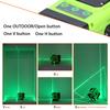 Multifunctional 12 Lines Green Light Laser Level 3 Degrees  Self Leveling Machine Rechargeable Lithium Battery Leveling