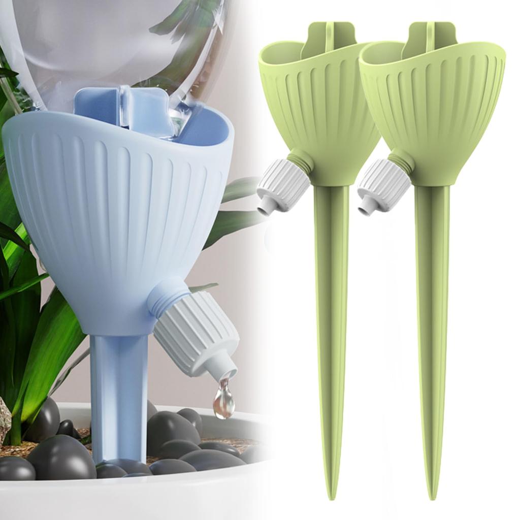Adjustable Flow Lazy Flowerpot Automatic Potted Plant Watering Device Drip Water Switch Control Irrigation System Water Dropper