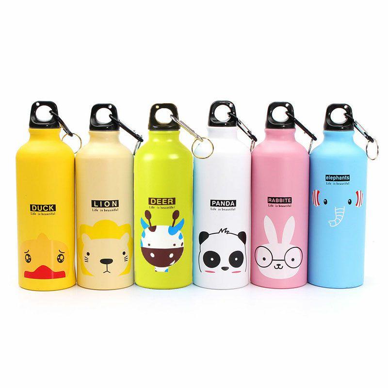 Durable 500ml Lightweight Aluminum Alloy Water Bottle For Outdoor Sports And Camping