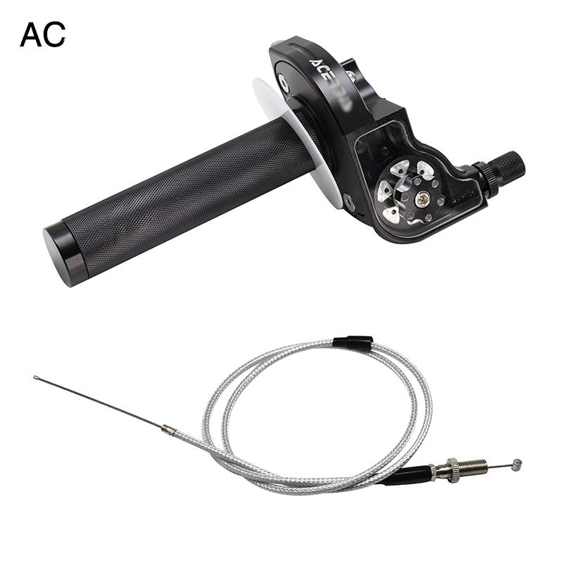 ZSDTRP 22mm Universal CNC Aluminum Accelerator Throttle Twist Grips Handlebars For Motorcycle Moped Scooter Bike M10*1.5