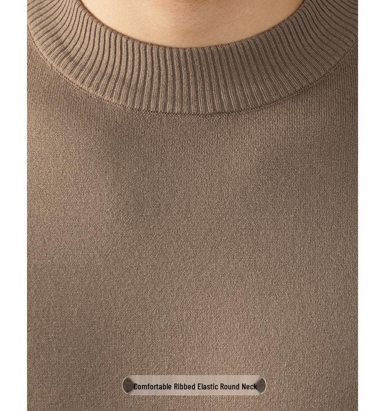 CamatKilly • Men's Soft Knitwear: Luxurious, Thick, Anti-Pilling, High-Elastic Base Layer for Autumn and Winter.