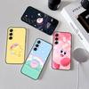 J-Kirby Phone Case Black Ultra-thin Shockproof Case For Samsung S24/S25/S22/S30/Note20/Lite/Ultra/5G/Plus/FE