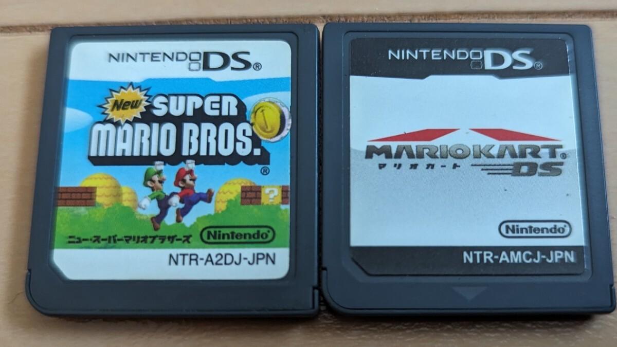 [USED] New Super Mario Bros. & Mario Kart DS Japanese Ver. 2-Game Set / Cartridge Only