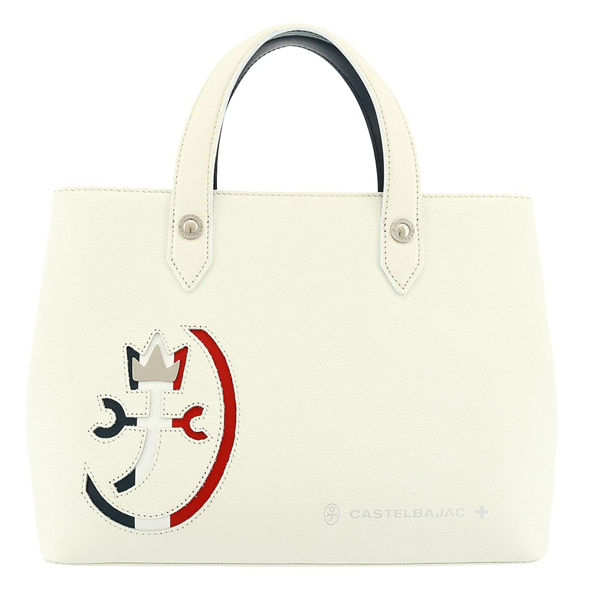 

Driving Tote Genuine Leather Carnet 032511 Tote Bag Leather White [Castelbajac] Men s [31]
