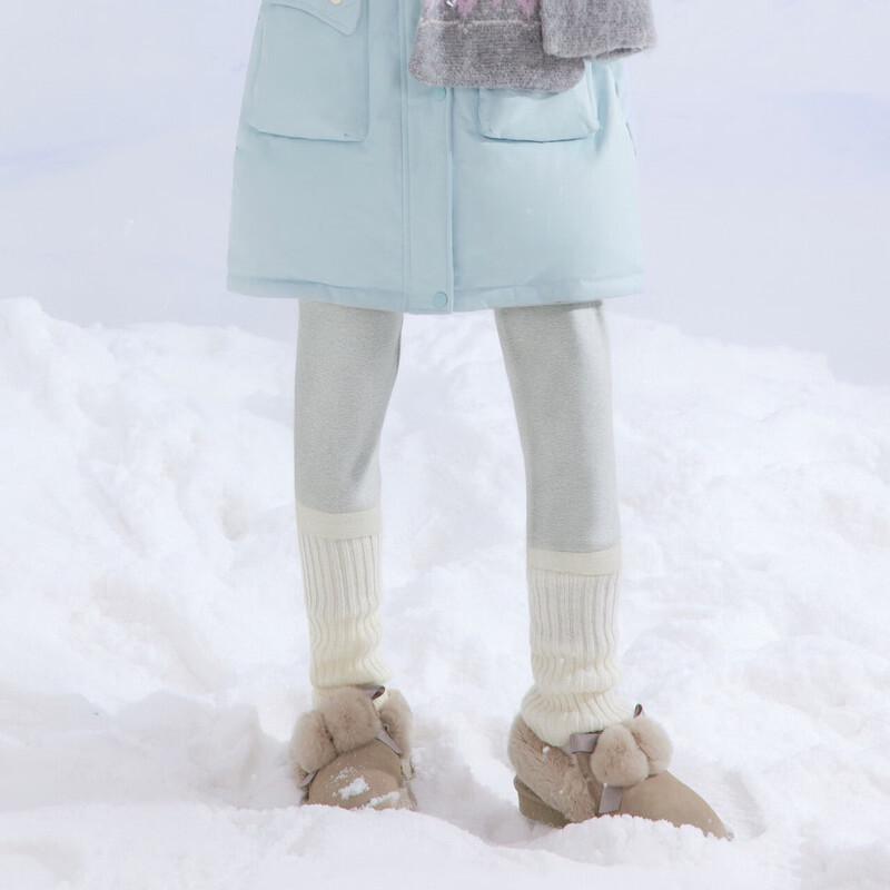 DEESHA Girls Fleece-Lined Winter Leggings 140