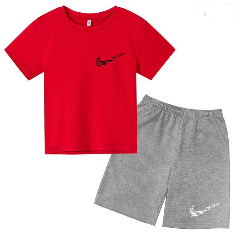 Kinder Sommer Neues Kurzarm-T-Shirt+Shorts 2-teiliges Trainingsanzug Set Junge Mädchen Geburtstagsgeschenk 3-12 Jahre Kleidung Lässig Mode Jogginganzug