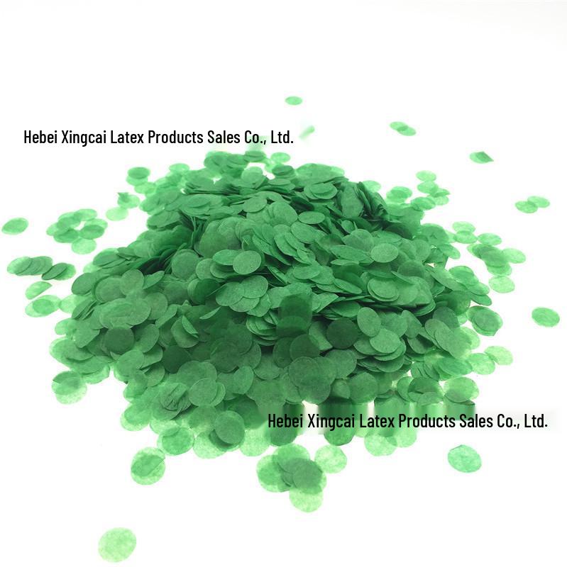 Colorful Transparent Confetti Balloon Filler - 1.5cm Round, 500g for Wedding Decor