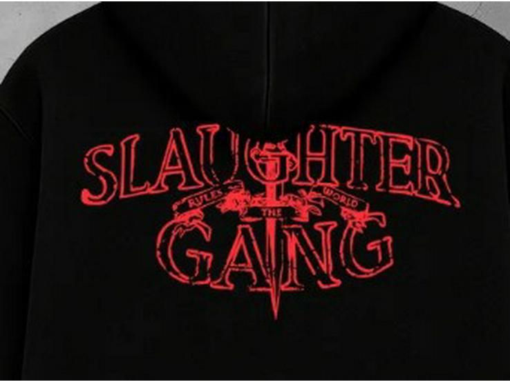 Zestaw bluzy z kapturem i zamkiem błyskawicznym Corteiz 21Savage: Styl celebrytów europejskich i amerykańskich, UKDRIPDRILL Hip Hop Luźny krój