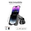 Motorcycle Phone Mount, One Hand Operation Bike Phone Mount, ATV Bicycles Scooters Cellphone Holder Clip