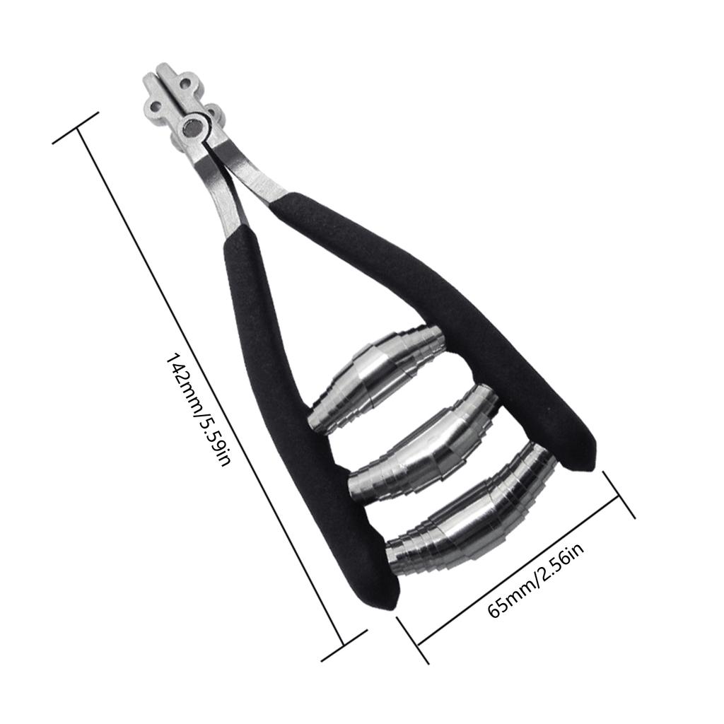 Starting Clamp Stringing, 3 Spring Light Weight Wide Head Racquet Clamping Tool Badminton Racquet Threader Clamp Tool