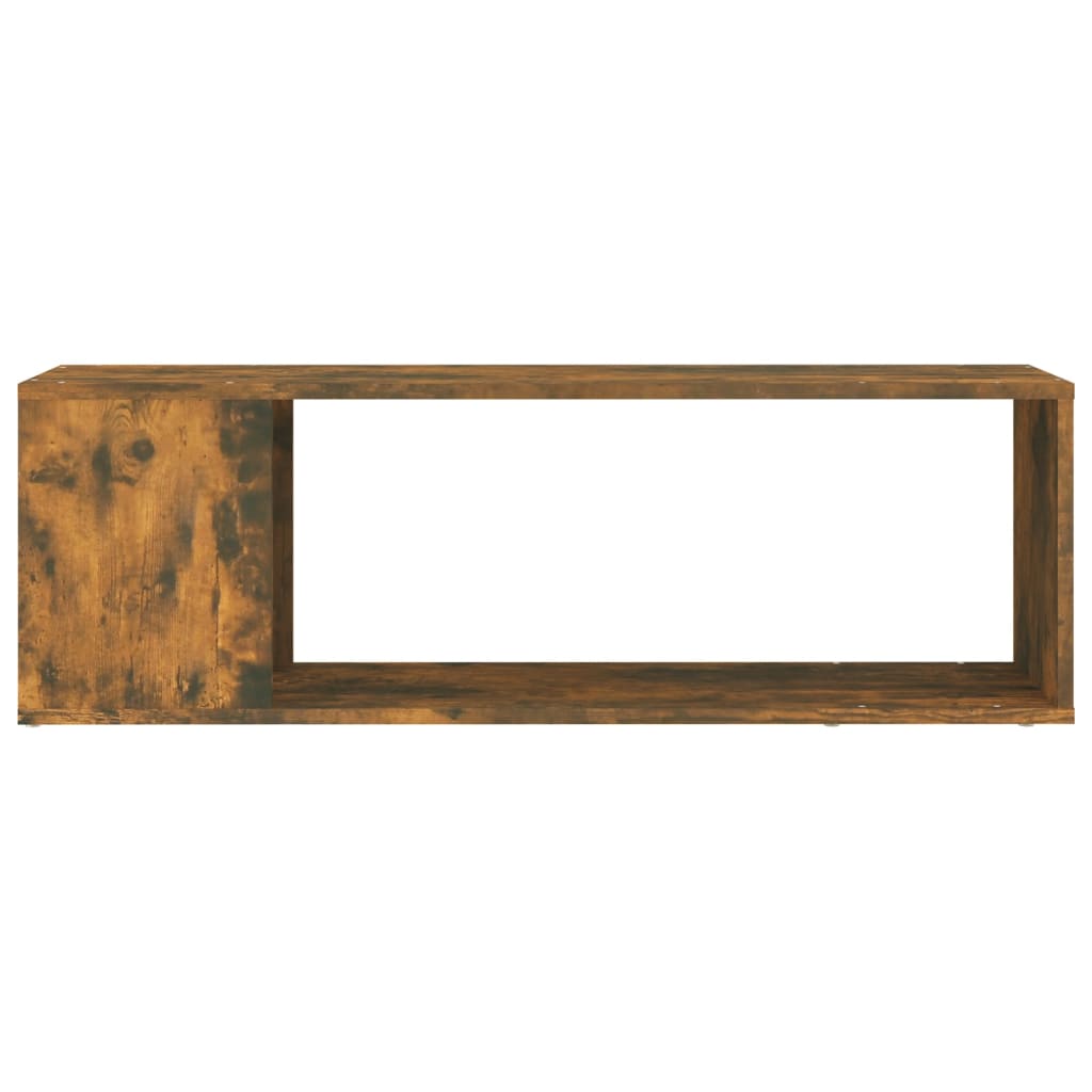 vidaXL TV-Schrank Räuchereiche 100x24x32 cm Holzwerkstoff