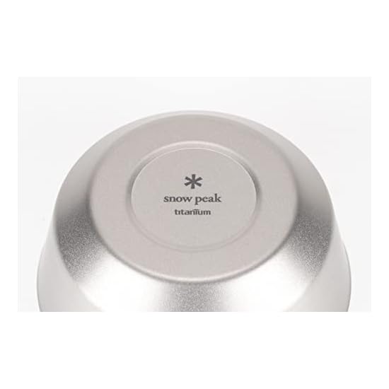 Snow Peak Titanium Double Bowl 600 TW-241 Camping Outdoor Bowl Double-Walled Structure
