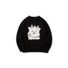 Kids Winter Knit Sweater Boys Girls Red Festive Design Loose Fit Round Neck Acrylic Warm Pullover