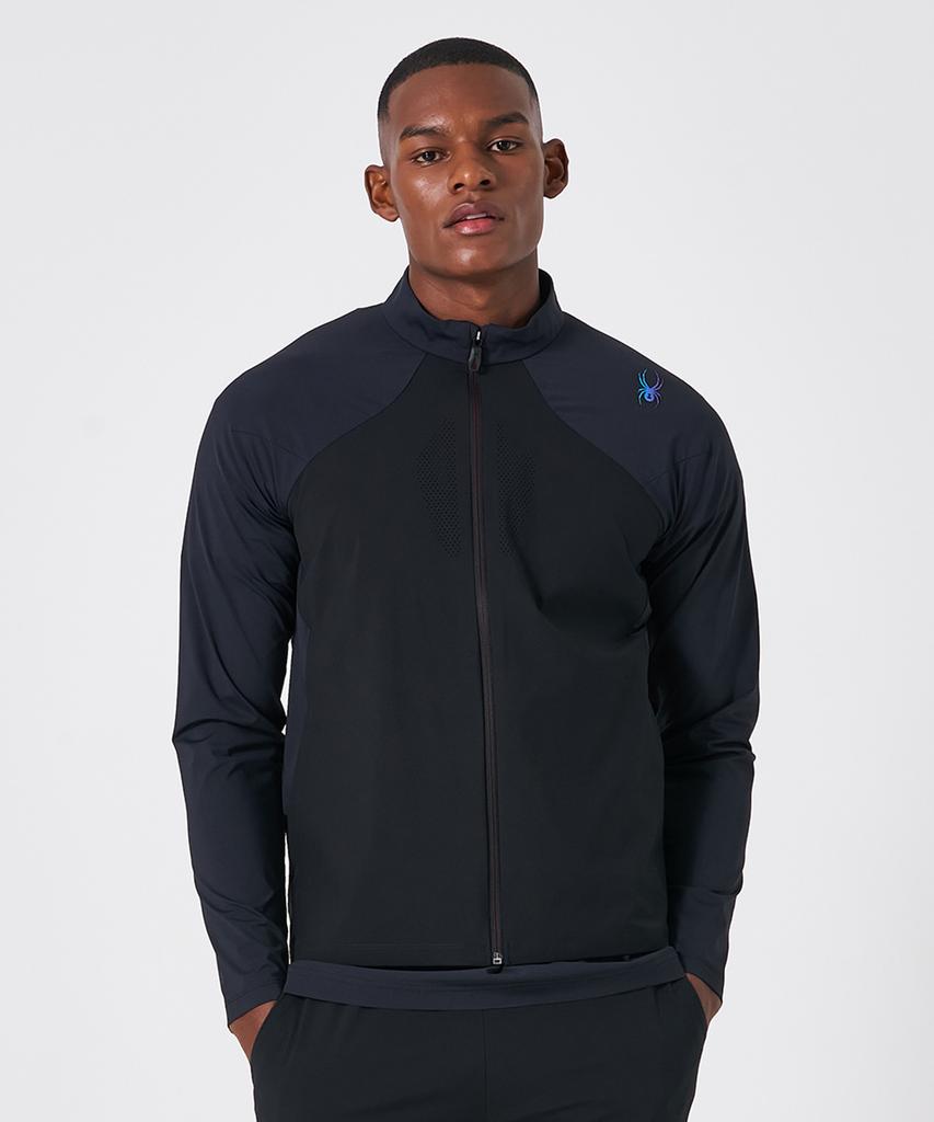 Spyder Men'S Running Hybrid Track Top Spkpcnft231Mblk