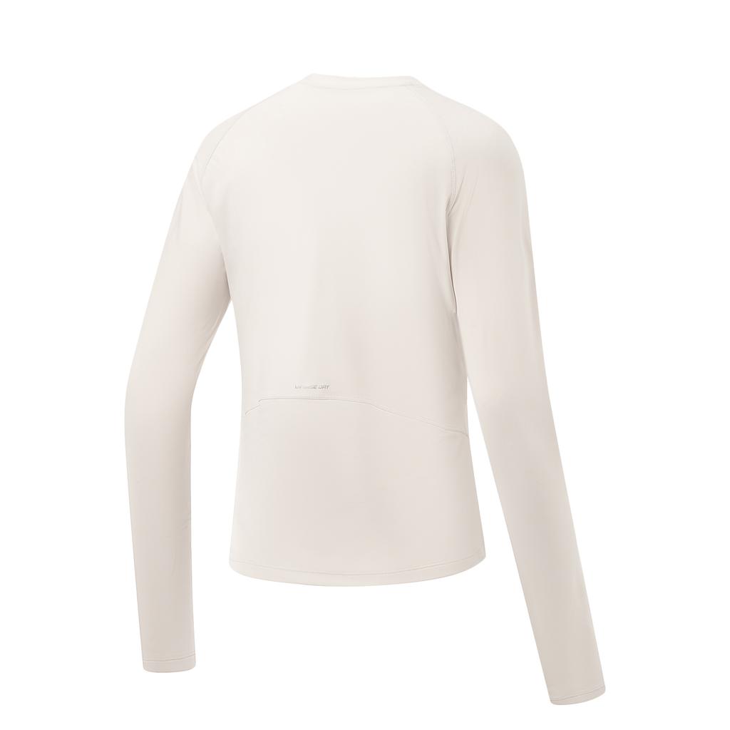 Li Ning Fitness Series Round Neck Logo Letter Stitching Regular T-Shirt Women tops ATLW098-4