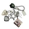Guitar Pick Key Accessory Fashionable Keychain Pocket Watch Keyrings Alloy Texture Suitable for Party and Casual Outfits