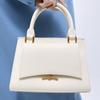 Charles & Keith Vintage Metal Accent Versatile Small CK Shoulder Tote Bag Medium Women handbags Cream Teal Black CK2-30671328