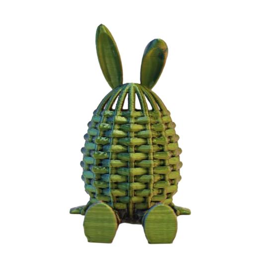 3D-gedruckte Ostereier Flexibel Gelenkiges Hasenei Osterkorb-Füller für Partyzubehör Heim-Büro-Schreibtischdeko