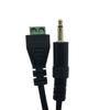 Quality 3.5mm TSMono to 2Pin Screw Terminal Audios Cable with Solderless Design for Easy Connection and Portability