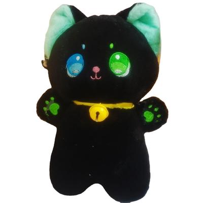 25cm Gatto Bianco e Nero Peluche Giocattolo Grab Animale di Peluche Patung Bambole Giocattoli per Bambini