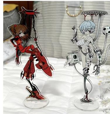 Evangelion Anime Characters Peripheral Acrylic Stand Ayanami Rei Asuka Mecha Desktop Ornaments Dolls Toys Birthday Gifts