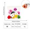 Toppa ricamata con fiori di pesco, prugno e ciliegio - Toppa termoadesiva fai-da-te per Hanfu