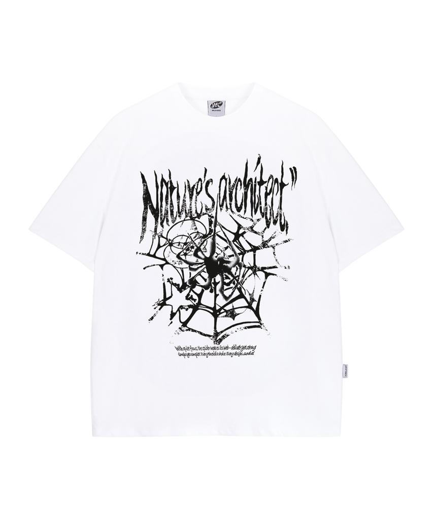 WILDROCK Wild Spiderweb Pigment Oversized Short Sleeve T-Shirt_7 Col