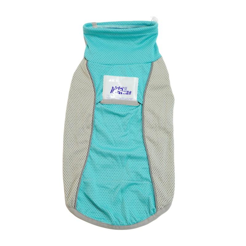 Cooling Vest Dogs With Ice Pack Breathable Mesh French Bulldog Corgi Large Small Breeds