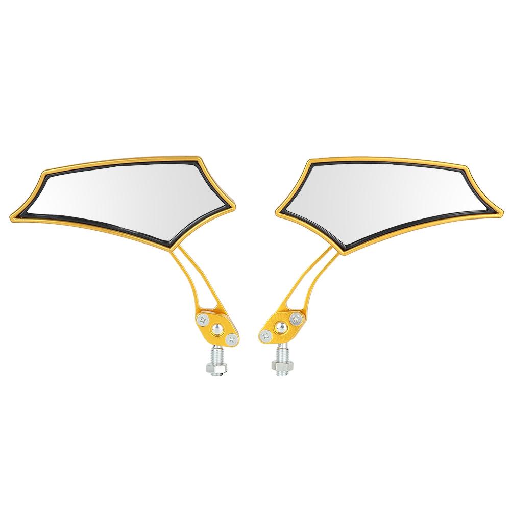 A Pair of   Motorcycle Motorbike Modified Accessories Rear View Rearview Mirror(Black)