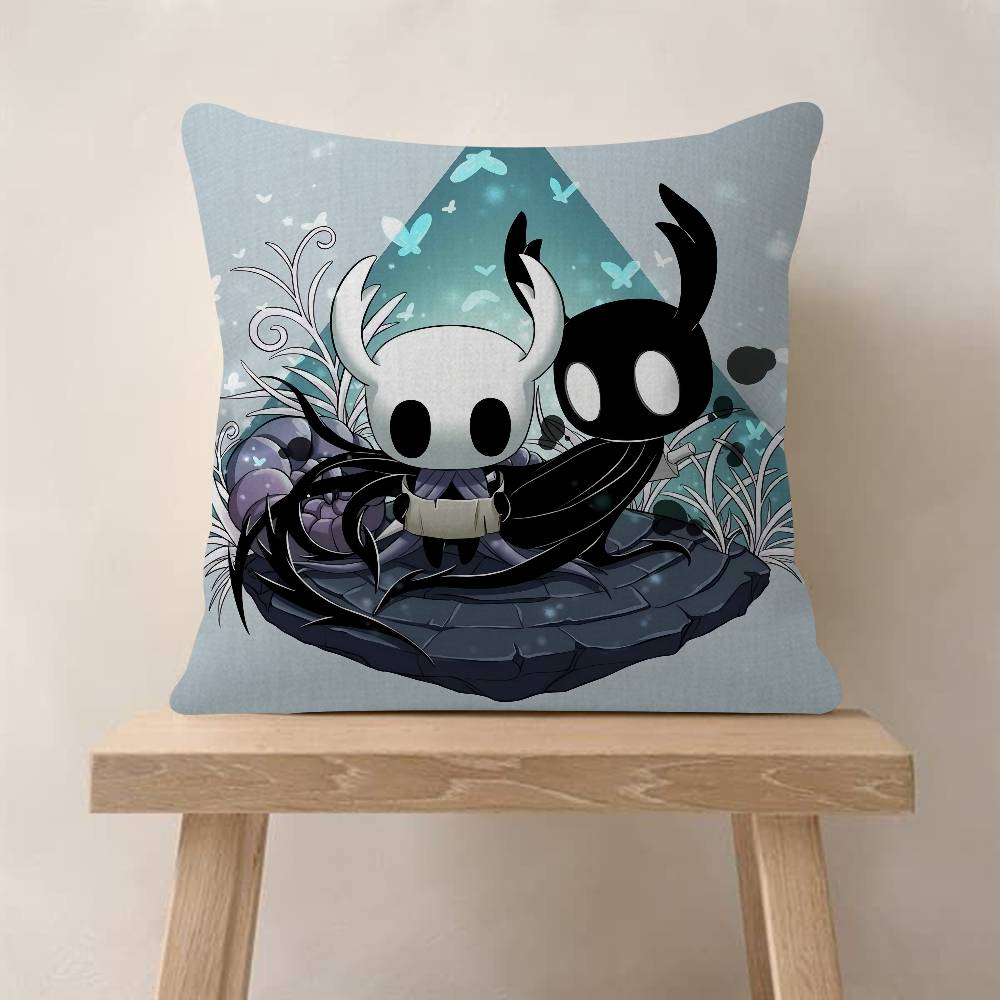 Games H-Hollow KnightS Pillowcase Toon Gift Cushion Cover Bedroom Home Sofa Chair Seat Decor Pillow Case