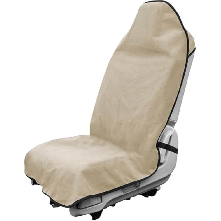 Waterproof Car Towel Seat Cover, Sweating Non-Slip Premium Towel Carseat Cover Protector, Universal Soft Machine Washable Car Truck SUV Front Seat