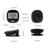 LCD Walking Step Counter For Men Women Pet Walking Step Counter with Removable Clip and Lanyard