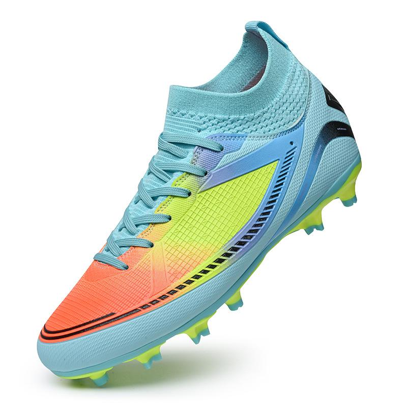 Pantofi de fotbal pentru bărbați TF cu crampoane scurte AG cu crampoane lungi student tineret iarbă artificială adult vârf înalt pantofi de antrenament joc