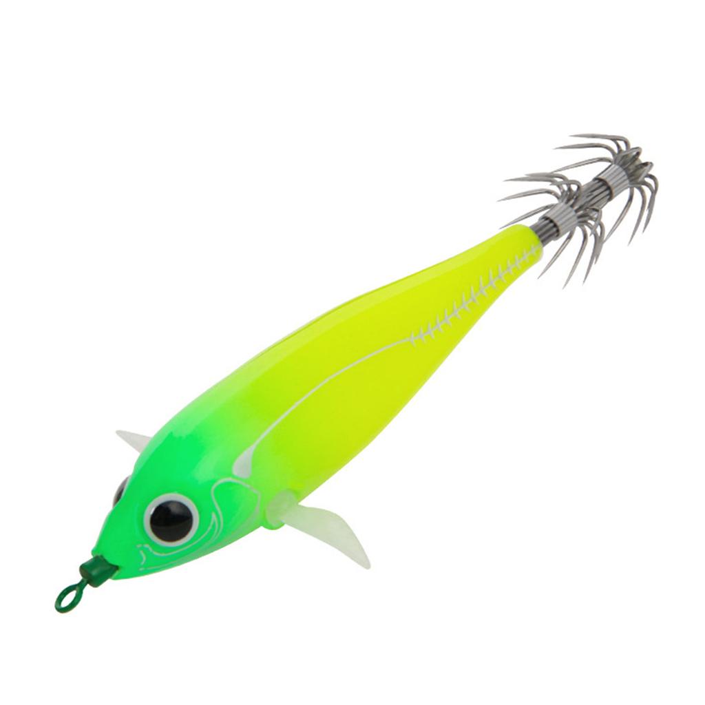 73/90mm Luminous Squid Jig Floating Fishing Lure Cuttlefish Bait Octopus Squid Jigs Baits Night Fishing Lures Glow Baits