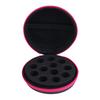 12 Bottles Round Essential Oil Storage Bag Essential Oil Organizer Case 1ml 2ml