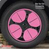 Geely Xingyuan Wheel Hub Stickers - Blackening Waterproof Decoration, Seven-Color Film, Scratch Concealment.
