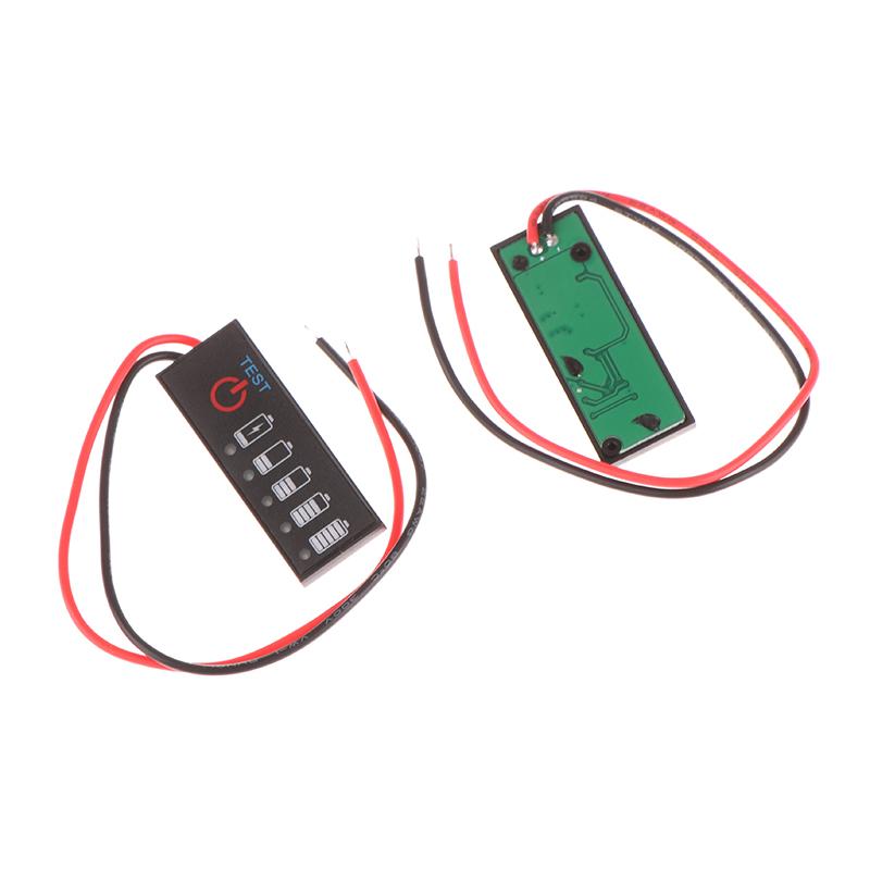 Battery Level Indicator 18650 Lithium Capacity Tester Meter 2S-7S 7.4V-29.4V 15Ma Module Lithium Battery Level Display Module