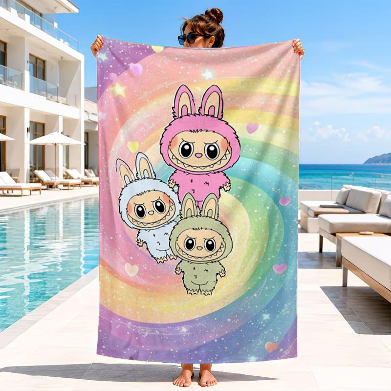 Bunny Costume Adventure Beach Towel, Microfiber Beach Towel, Perfect For Pool, Beach, Travel, Home Decor Beach Party Fan gifts