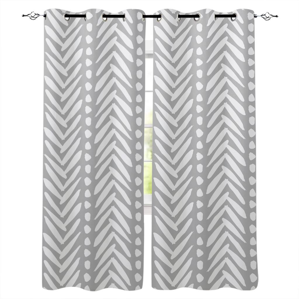 Rideaux de Fenêtre Aquarelle Bleue Panneaux de Rideaux de Cuisine Rideaux Décoration Intérieure pour Salon Rideaux pour Chambre à Coucher