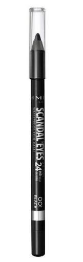 Rimmel London Scandal Eyes Waterproof Kohl Eyeliner Pencil - Jet Black, 1.3g