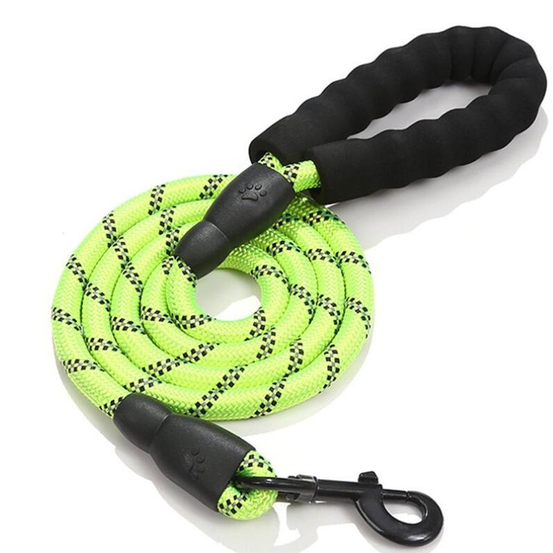 Nylon Dog Leash Chain Reflective Design Dog Collar Durable and Sturdy Puppy Harness Soft Pets Supplies Dogs Accessories