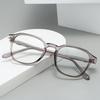 Men's and Women's Anti Blue Light Glasses - Square Women's Transparent Glasses for Daily Commuting