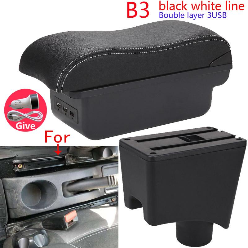 For Dacia Renault Sandero Logan 2 Armrest box For Nissan Almera G15 Car Armrest For Lada LARGUS Curved Surface Car Storage box