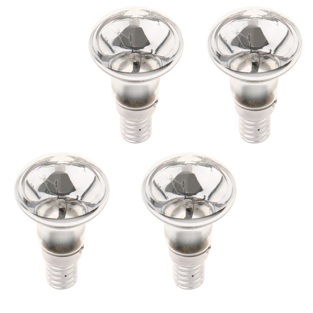 4 Pieces 30W R39 Reflector Headlight Lamp Small Screw E14
