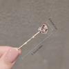 1 Pair Elegant Heart-Shaped Rhinestone Hair Clips for Women Sparkling Crystal & Alloy Barrettes, Stylish Elegant Hairpin Hair Accessories for Women
